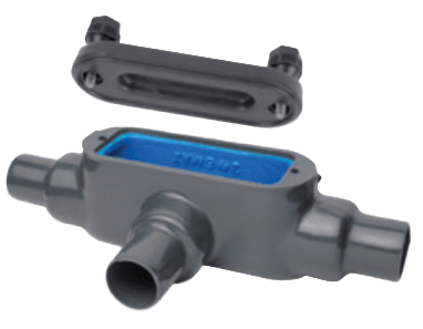 T & B Ocal PVC-Coated Conduit Body Covers, OCAL-BLUE